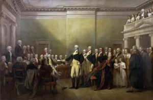 General George Washington Resigning His Commission